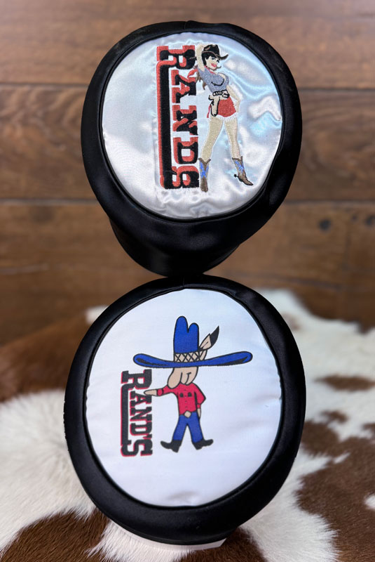 Randi girl and Rowdy Hat liners