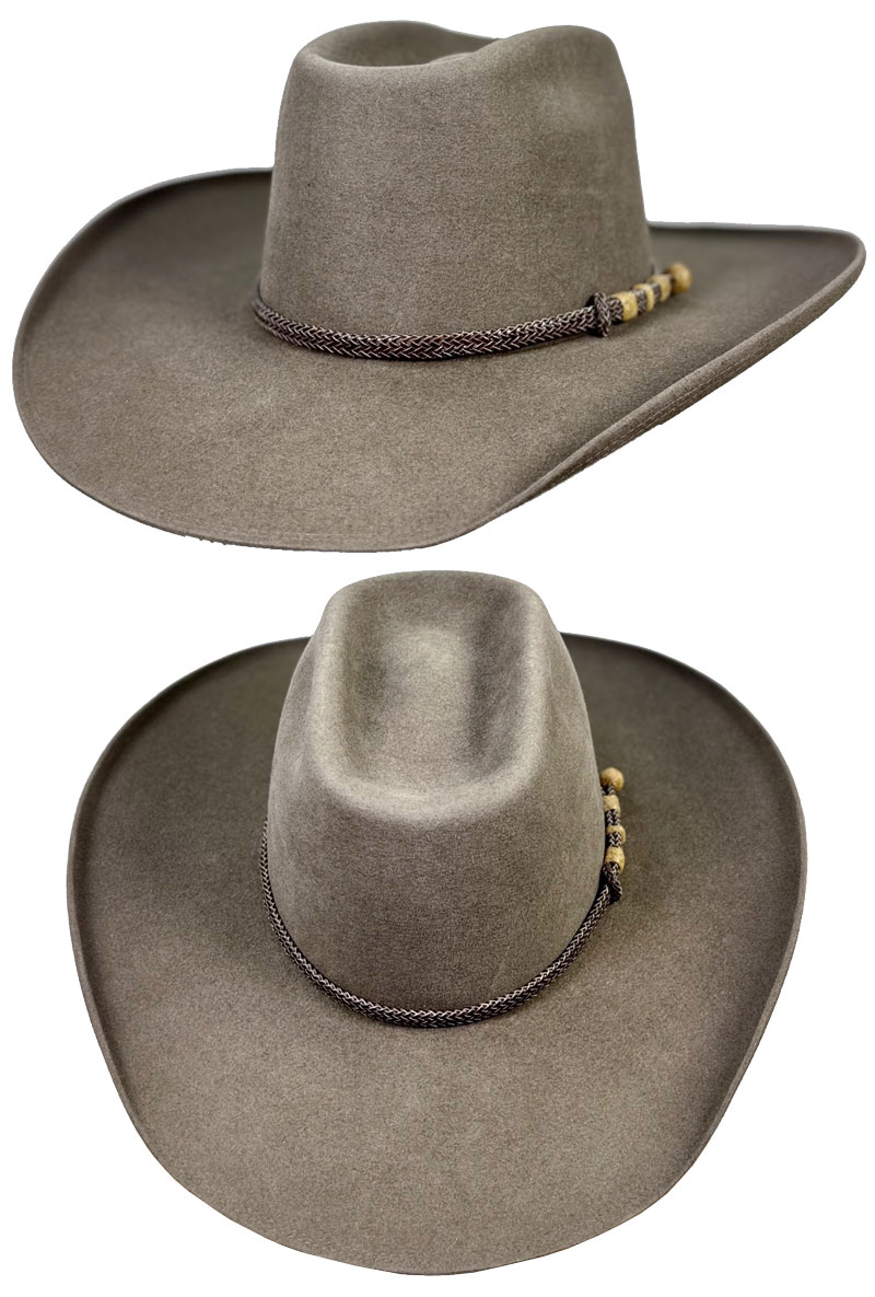295 Cool Hand Luke Pecan color hat with Vince Donnolly hatband