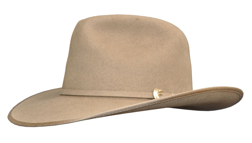 334 TRAVELER natural color hat with selfband