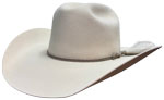 130 CATTLEMAN Bone color hat with KH Western Loop windstring