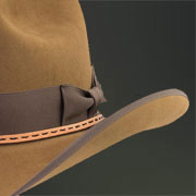 detail of camel hat